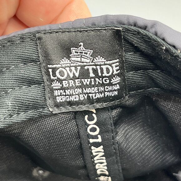 Low Tide Brewing Hat Mens One Size Gray Ale Craft Beer Pub Bar Johns Island - Picture 6 of 7